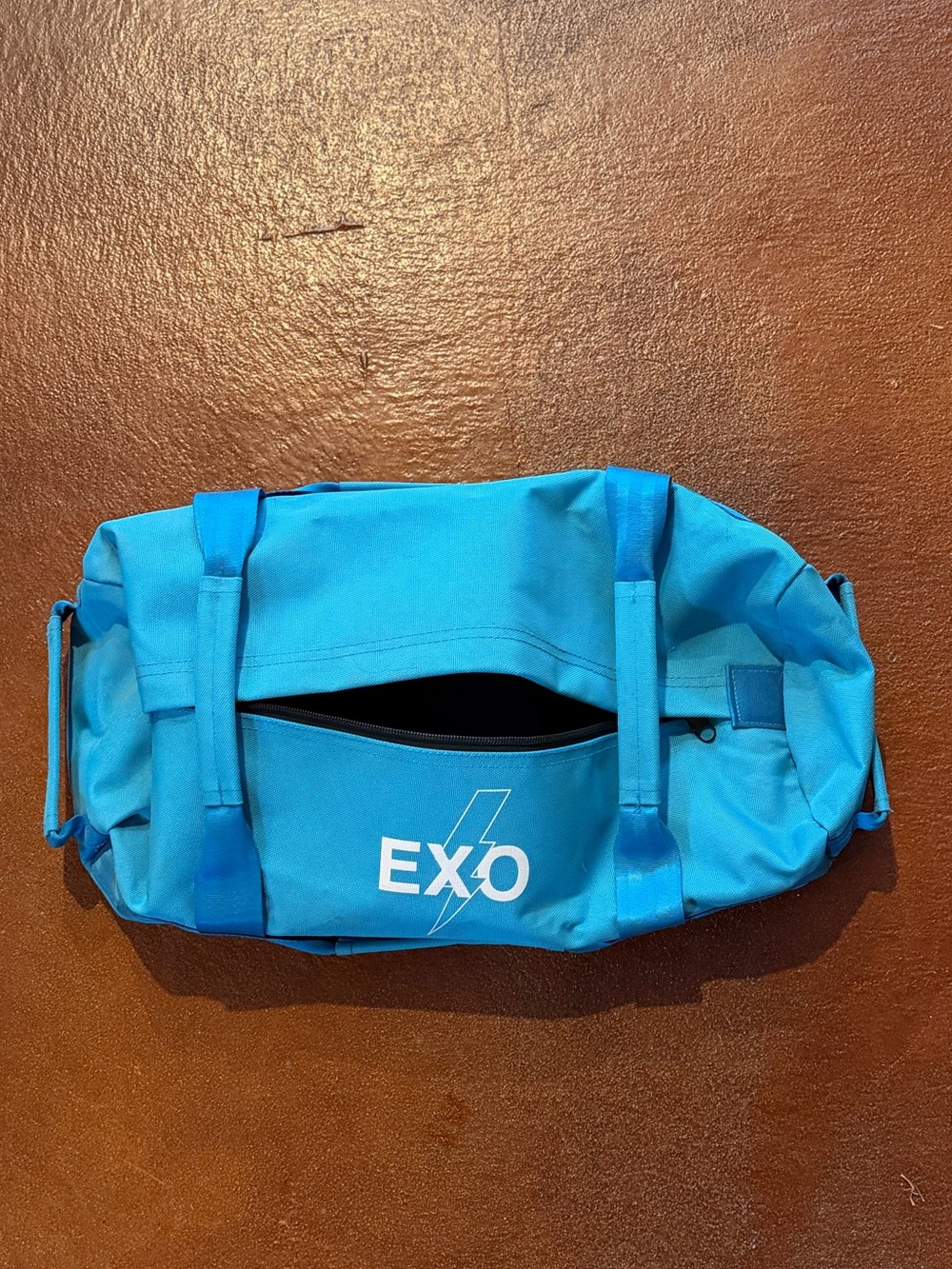Bright Blue Sand Bag with Front Zip Pocket